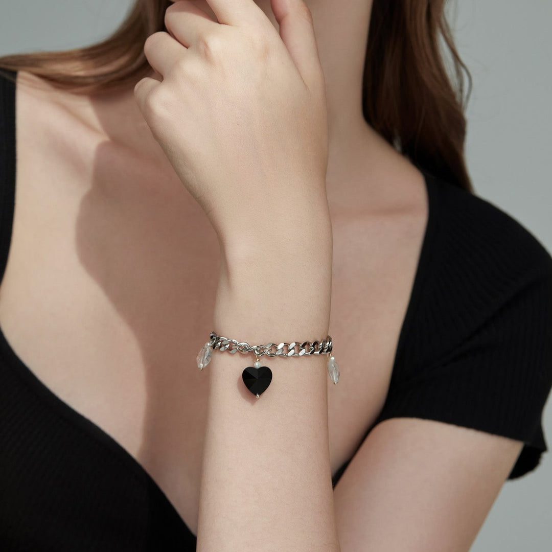 Robyn Heart Charm Bracelet