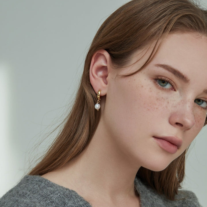 New Pete Pearl Drop Earrings