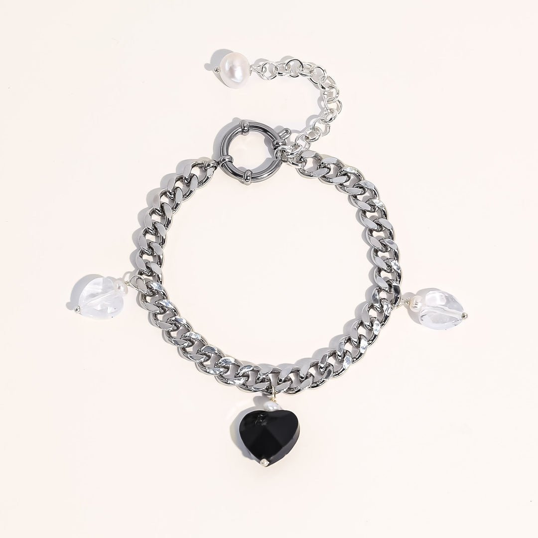 Robyn Heart Charm Bracelet - Joey Baby